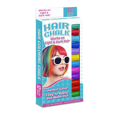 Hair Coloring Chalk, 12 Colors