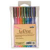LePen® Micro-Fine Point Pen, Bright, 10 Colors