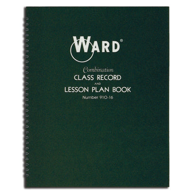 Combination Record & Lesson Plan Book (9-10 Weeks and 6 Periods), Pack of 2