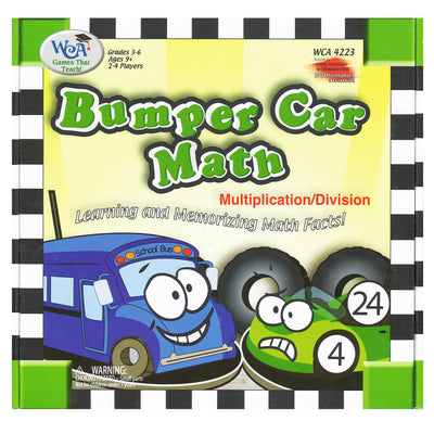 Bumper Car Math - Multiplication & Division