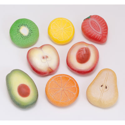 Fruit Sensory Play Stones, Set of 8